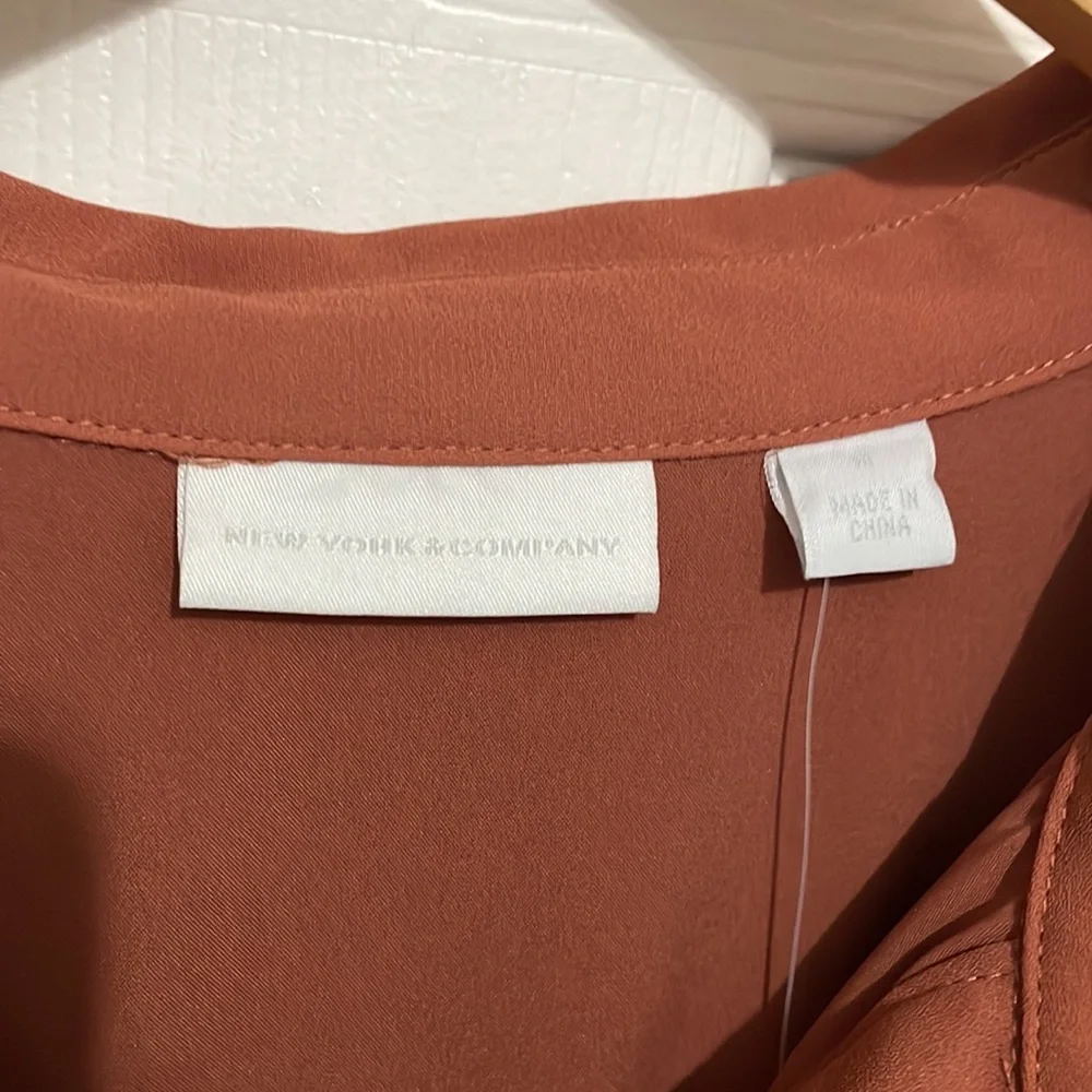 New York & Company button down maxi dress - Picture 4 of 10